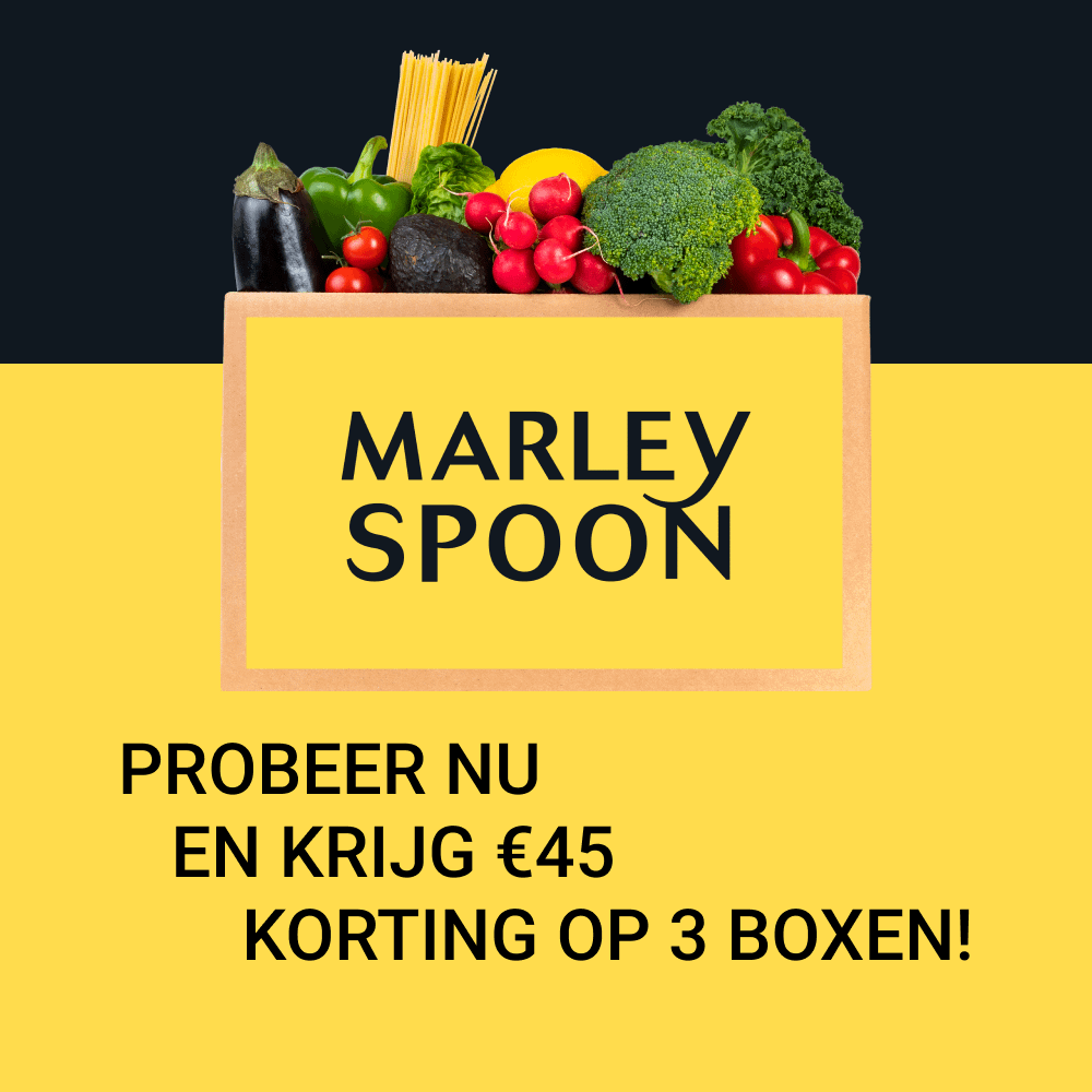 Nederland Doet Groen maaltijdboxen Marley Spoon